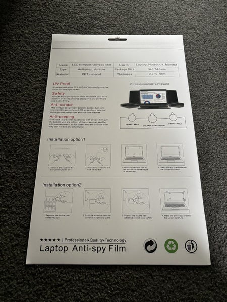 Brand New Axidi 24 Inch Computer Privacy Screen for Desktop PC Monitor or laptop Carousel 2