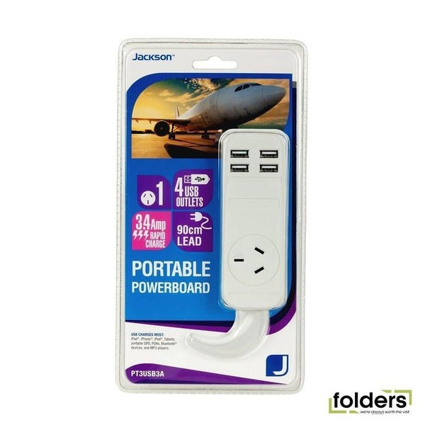 Jackson Power Board with 4xUSB Outlets (PT3USB3A) Carousel 2