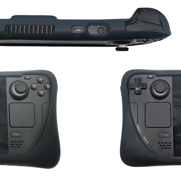 Silicone Protective Case Set With Holder For Game Console Carousel 2