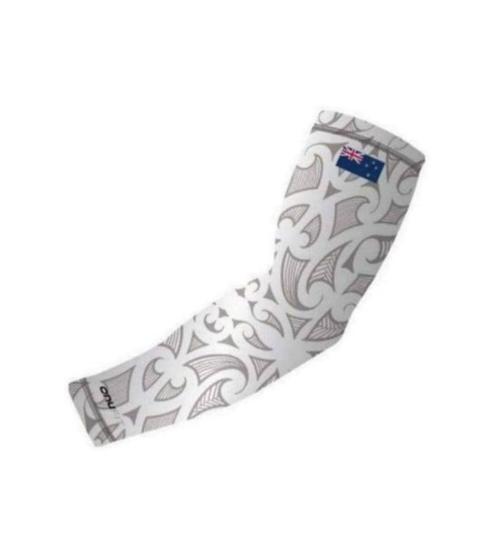 On u White Tattoo Sleeves - Large Carousel 1
