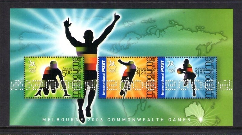 Australia - 2006 Commonwealth Games Minisheet - UHM - MS2599 Carousel 1