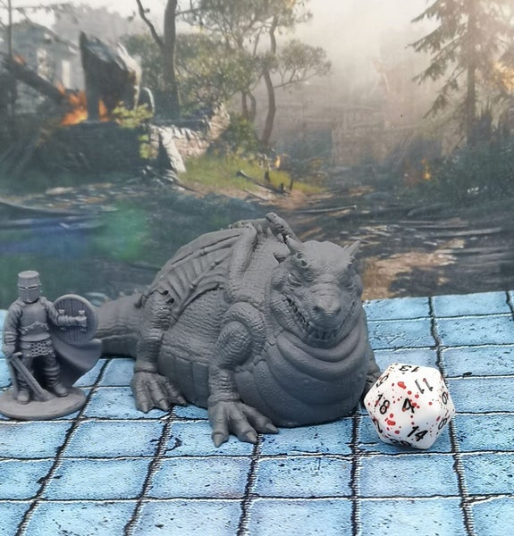 Monster Miniature Chubby Dragon Dungeons and Dragons dice4dungeons Brite Carousel 2