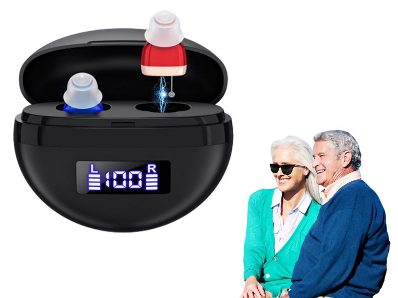 Digital Invisible Hearing Aids In-Ear Mini Enhancer Rechargeable Sound Amplifier Carousel 1