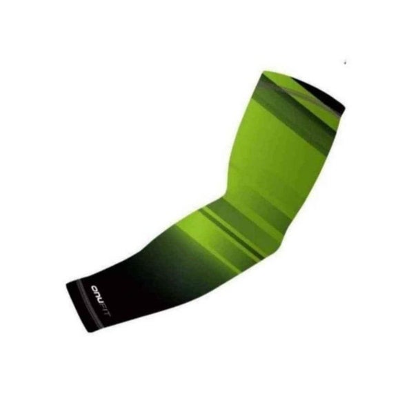 Onu Neon Black/Green Stripes Sleeves - YM Carousel 1