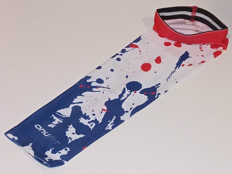 Onu White/Red/Blue Slatter Sleeves - Large Carousel 1