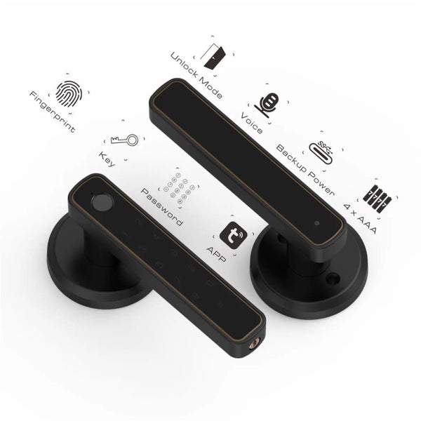 Tooth Fingerprint Door Lock For Wooden Door Carousel 2
