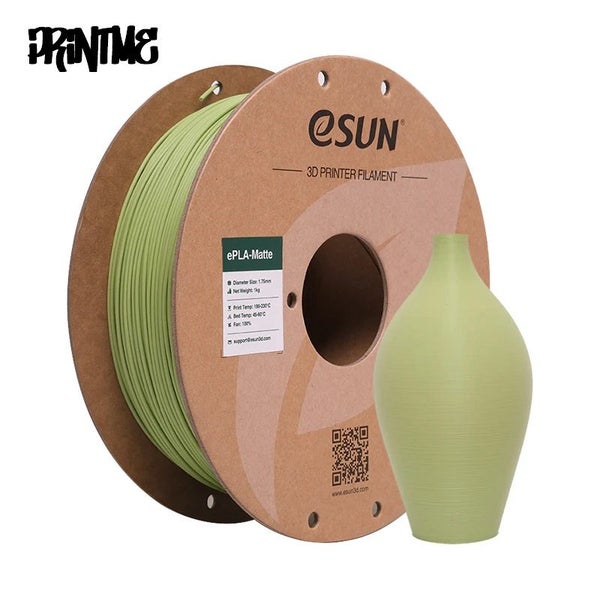 eSUN PLA MATTE MATCHA GREEN 1.75mm 3D PRINTER FILAMENT 1kg/2.2lbs Carousel 1