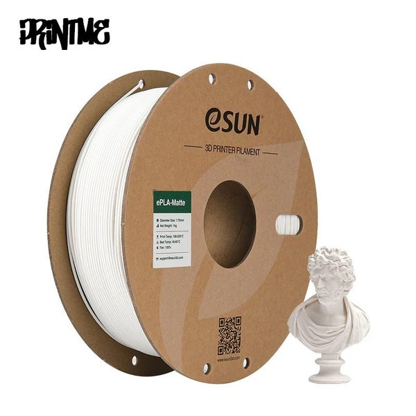 eSUN PLA MATTE MILKY WHITE 1.75mm 3D PRINTER FILAMENT 1kg/2.2lbs Carousel 1