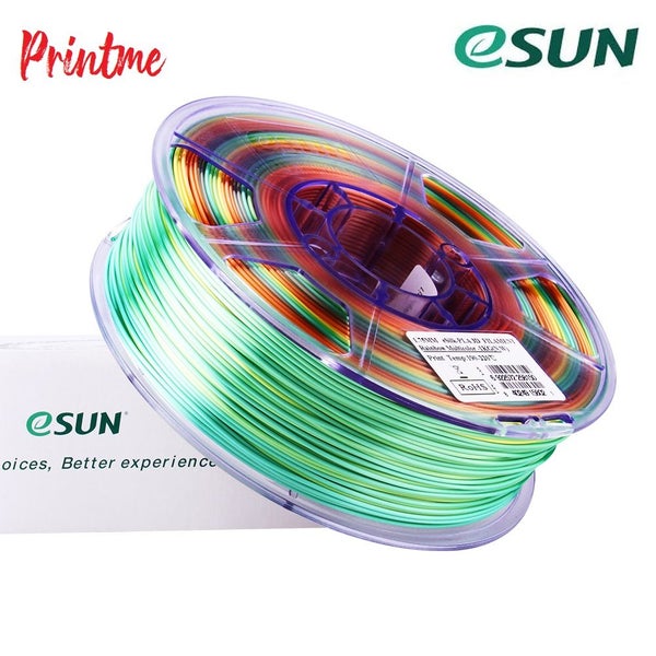eSUN SILK PLA RAINBOW 1.75mm 3D PRINTER FILAMENT 1kg/2.2lbs Carousel 2