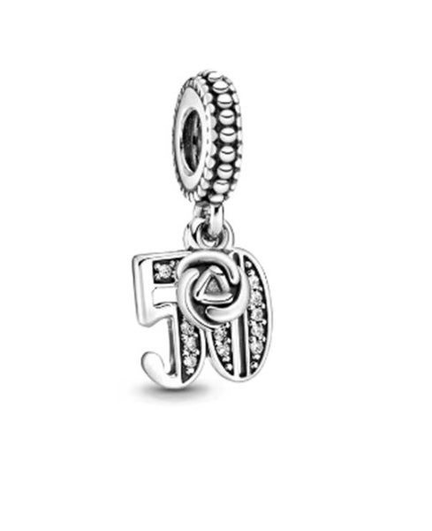 Sterling Silver 50 Charm - Fit's Pandora Bracelet62984193117699112