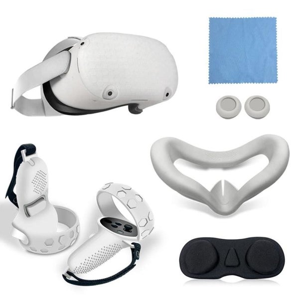 6 Piece Silicone All Inclusive Controller Cover For Meta Quest Console Carousel 9