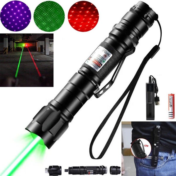 5000M Laser Pointer Pen Green Red Blue Light Visible Beam Lazer For office Pet Carousel 1