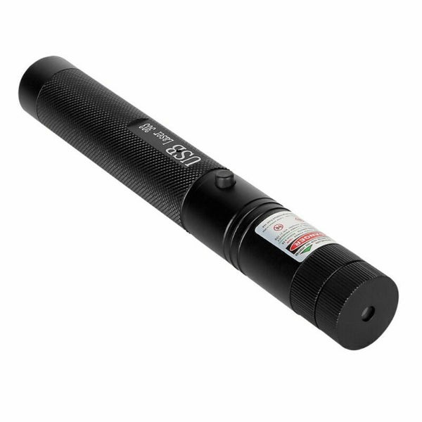 USB Rechargeable Purple Laser Pointer Pen Lazer Visible Beam Star Light 405nm Carousel 13