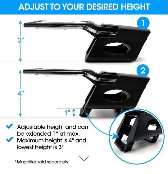 Stand for MagniPro Hand Magnifiers Carousel 11