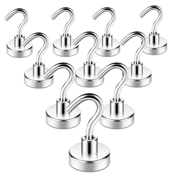 10 Strong Magnetic Hooks For Multi Purpose Storage Carousel 2
