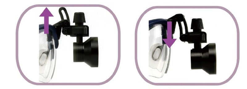 2.5X Dental Surgical Loupe with Variable Working Distance Carousel 4