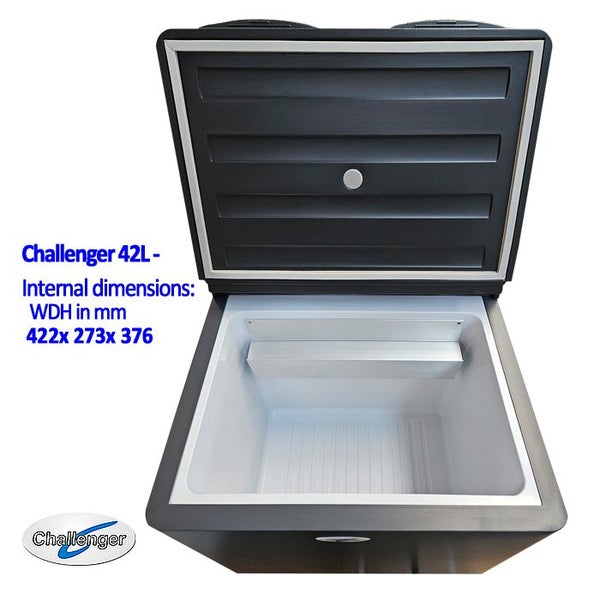 42L Camping Fridge - 3way (LPG, 240V, 12V) - Regulator & hose, fitting included Carousel 2