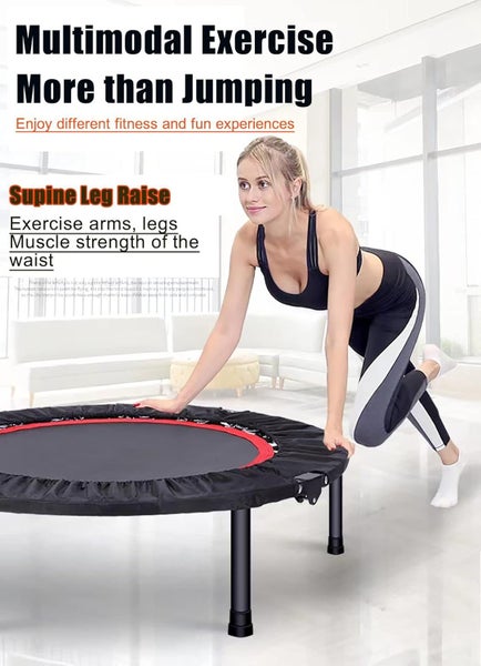 Heavy Duty Foldable 48-Inch Round Fitness Trampoline with Premium Springs 350kg629626133931551110