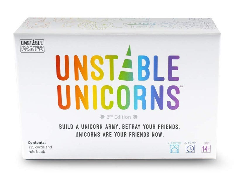 Unstable Unicorns Base Game White Cards - In Stock Deal64234170745090110