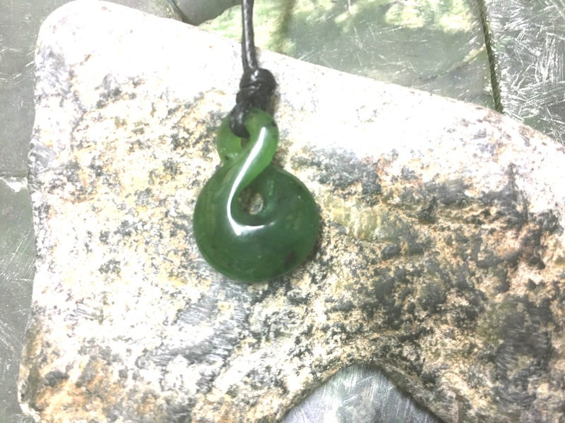 Greenstone Nephrite Jade Small Pendant Carousel 2