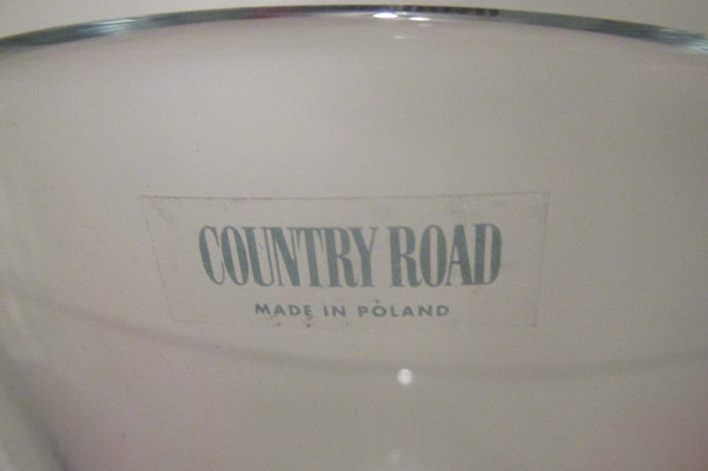 LARGE TRUMPET GLASS VASE-made in Poland Carousel 5