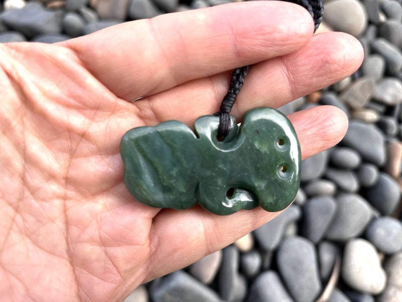 Greenstone Large Hei Tiki 55mm62971967566210112