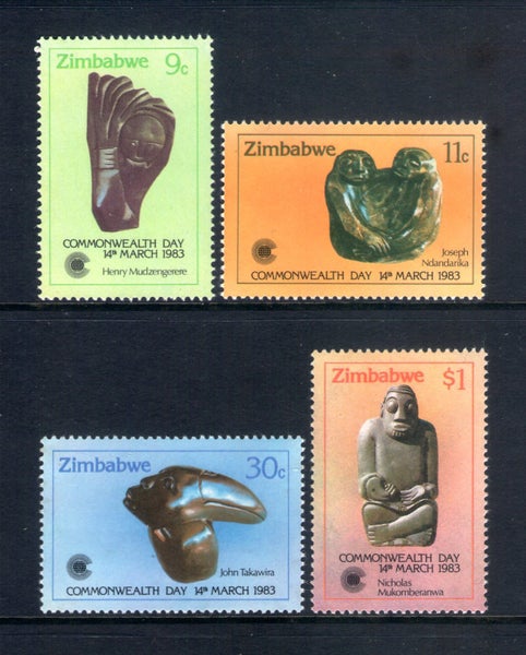 Zimbabwe - 1983 Commonwealth Day Set (4) - UHM - 622/5 Carousel 1