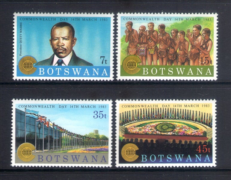 Botswana - 1983 Commonwealth Day Set (4) - UHM - 537/40 Carousel 1