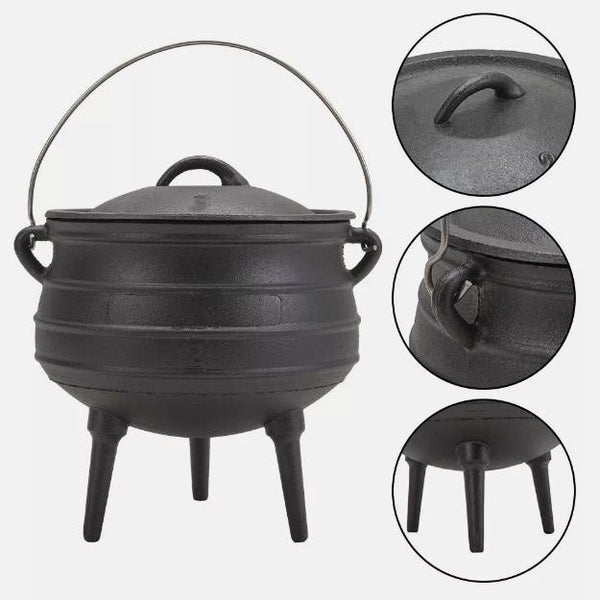 Cast Iron POTJIE POT (3-LEG) #3 SIZE 7.8L Carousel 1
