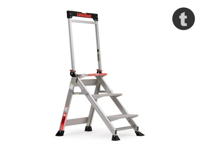 Little Giant Jumbo Step Ladder System 3-Step Carousel 1