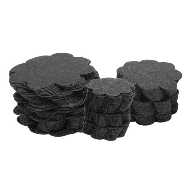 flower pot gasket 150PCS Plant Pot Hole Pads Flower Shape Bonsai Pot Bottom Carousel 2