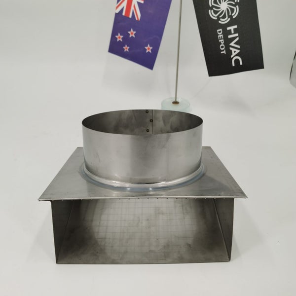 NZ Handmade SS Weatherproof Cowl Mesh - 200mm dia Carousel 4