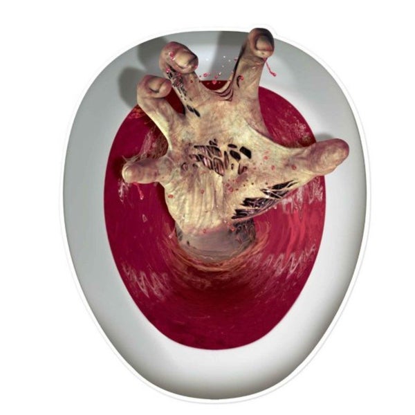 Beistle Hand Toilet Topper Peel 'N Place Carousel 1