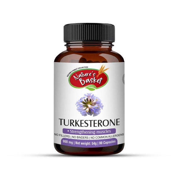 Nature's Basket NZ Turkesterone Extract - 90 Capsules Carousel 1