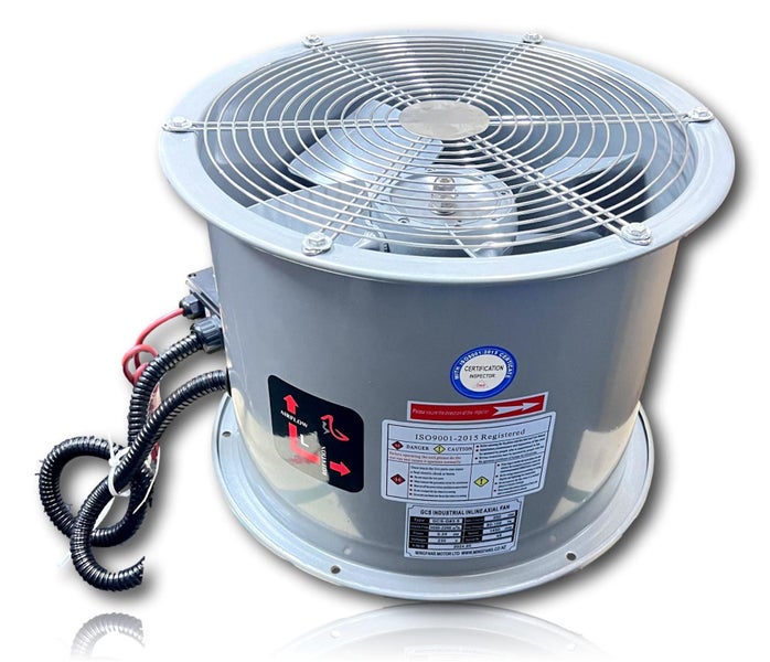 GCS350 INLINE AXIAL FAN INDUSTRIAL EXHAUST FAN Carousel 6