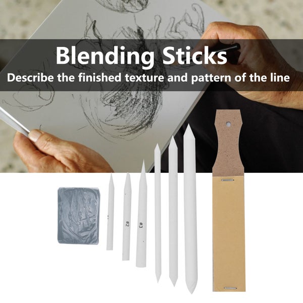 Sketch Drawing Tools Professional Blending Stumps Carousel 2