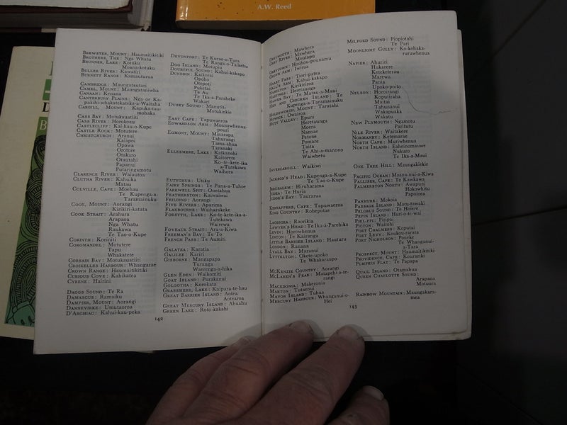 A Dictionary Of Maori Place Names A W Reed Carousel 6