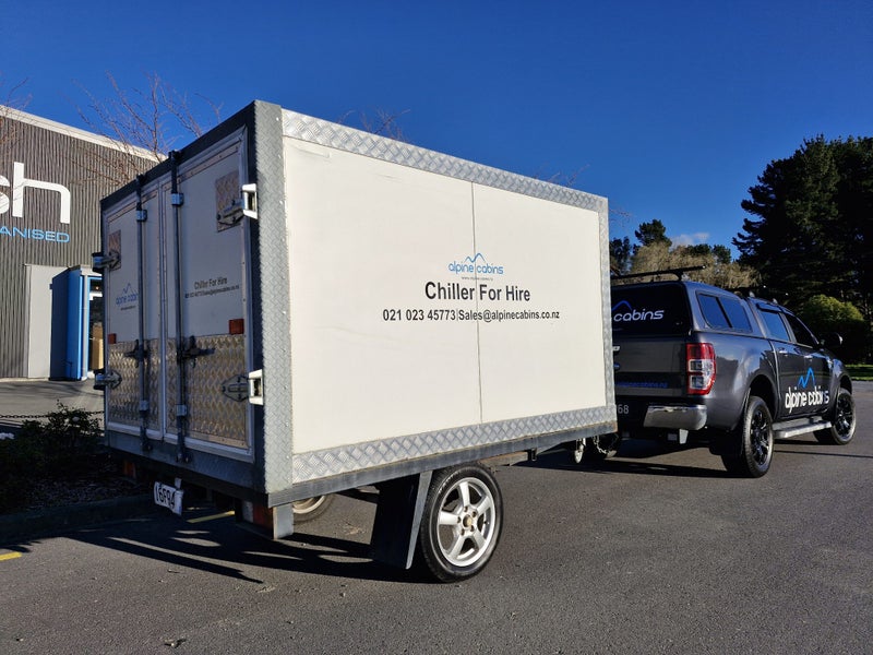 Single axle CHILLER Trailer for hire Carousel 1