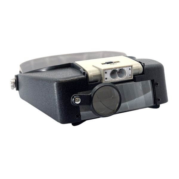 Head Band Magnifying Glass 2 LED Helmet Lamp Jeweler Magnifier 1.5X 3X, 8.5X 10X Carousel 2