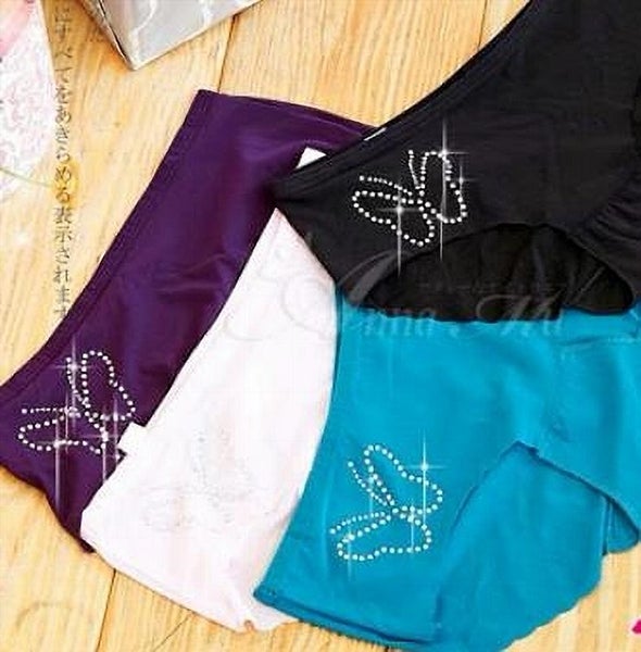 Sparkling Butterfly Briefs - Choose your colour! Carousel 1