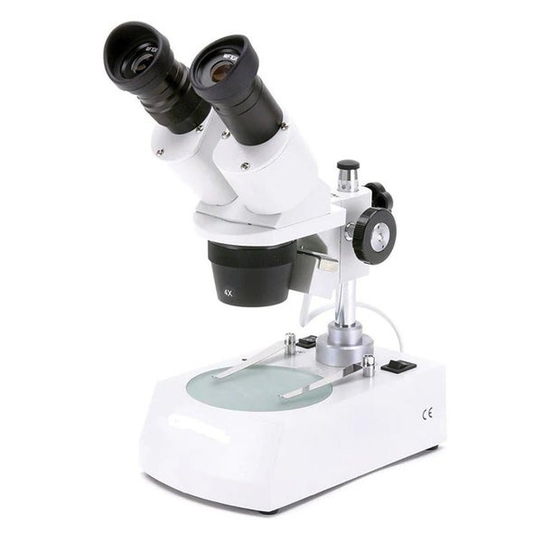 20X 40X Professional Stereo Microscope Dual Illumination Biology Carousel 1