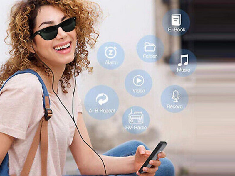 1.8inch Bluetooth MP4 MP3 Music Player HiFi Lossless FM Radio Recorder 64GB Carousel 5