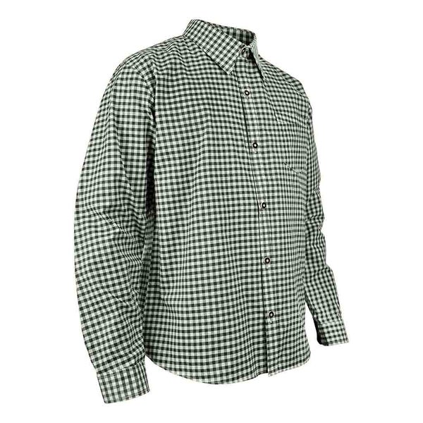 German Men Bavarian Shirt Checked Apple Green Oktoberfest Lederhosen Shirt Carousel 2