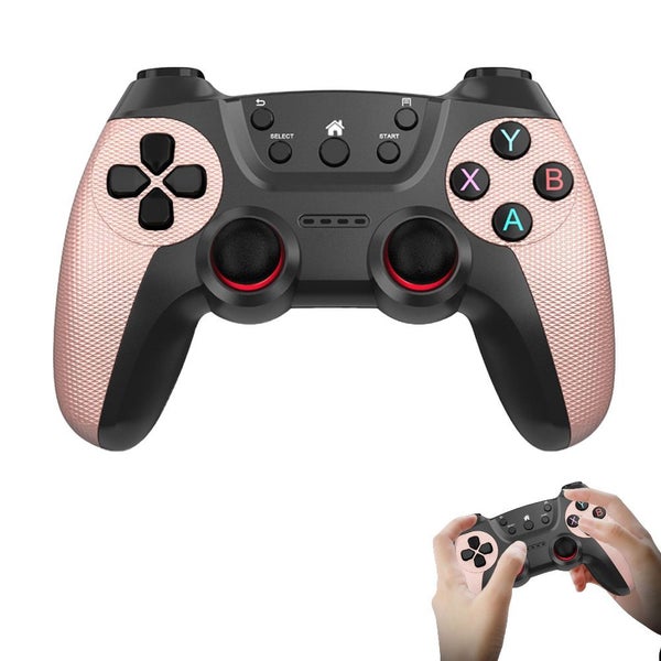 Game Controller 2.4G Wireless Controller for Android Mobile Phones PC PS3-Pink Carousel 1