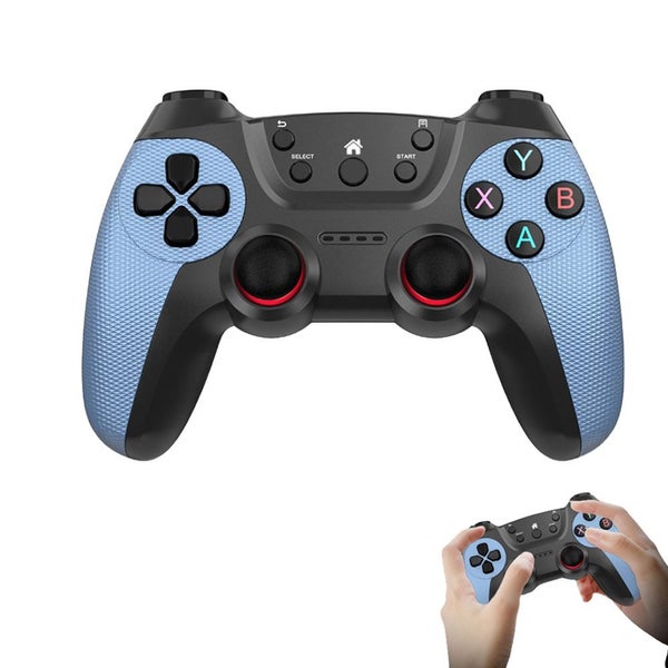 Game Controller 2.4G Wireless Controller for Android Mobile Phones PC PS3-Blue Carousel 1