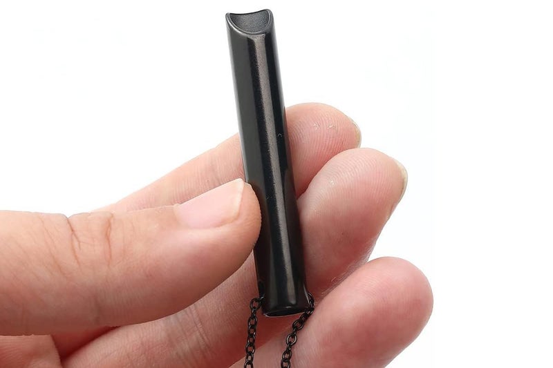 Breathing Necklace Anxiety Stress Relief Tool for Meditation--Black Carousel 2