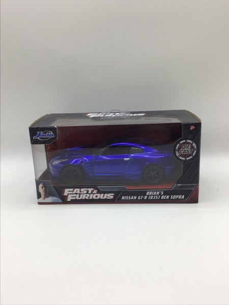 *NEW Jada Fast & Furious Diecast Car 1:32 - Brian's Nissan GT-R (R35) Ben Sopra* Carousel 1