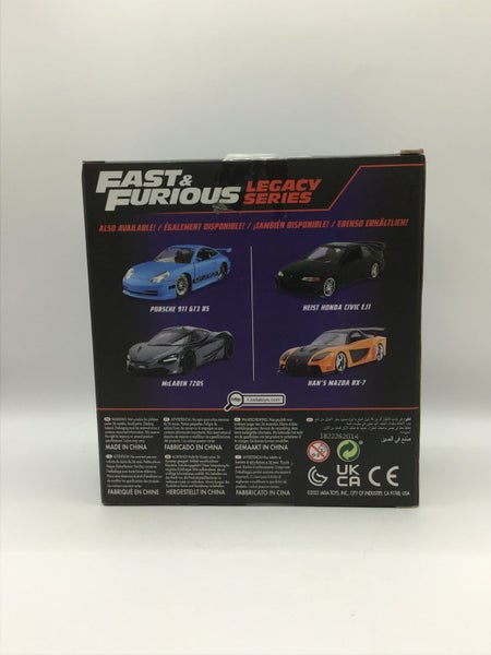 * NEW Jada Fast & Furious Legacy 2 Pack 1:32 - Porsche 911 GT3 / McLaren 720S * Carousel 2