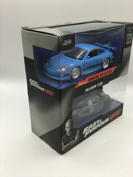 * NEW Jada Fast & Furious Legacy 2 Pack 1:32 - Porsche 911 GT3 / McLaren 720S * Carousel 4