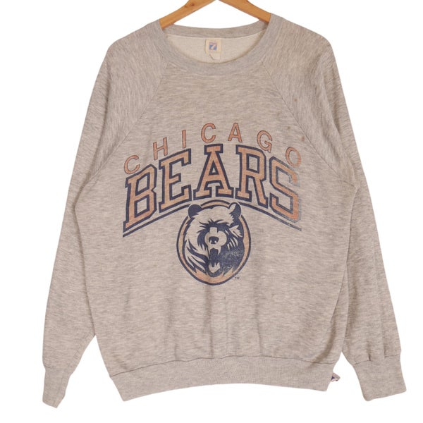 Vintage 1980s Chicago Bears NFL Sweatshirt Large Carousel 1